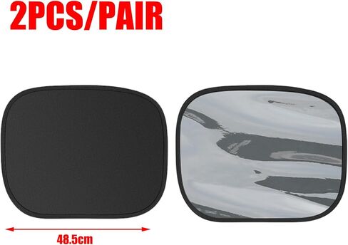 2Pcs Summer Magnetic Car UV Protection Insulation Car Side Window Awning Universal Front Window Auto Accessories,Arc in Saudi Arabia