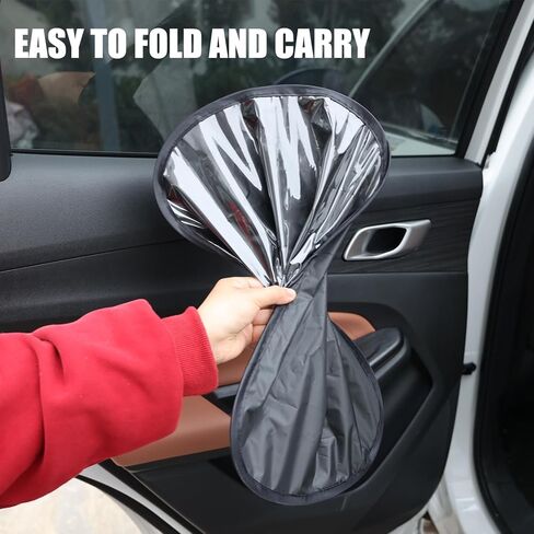 2Pcs Summer Magnetic Car UV Protection Insulation Car Side Window Awning Universal Front Window Auto Accessories,Arc in Saudi Arabia