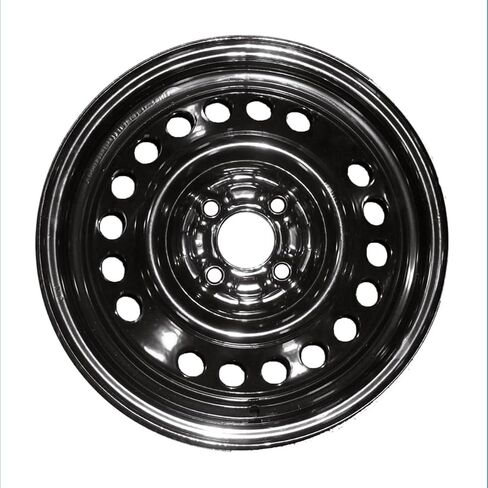 New 15 inch Steel Rim Replacement for 12-19 Nissan Versa (17/18-Hole Design) - Black Steel Factory Replica Wheel in Saudi Arabia