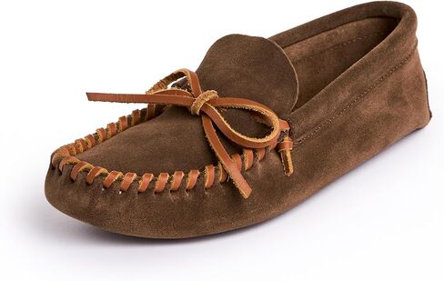 Minnetonka Men's Leather Laced Softsole Moccasin in Kuwait