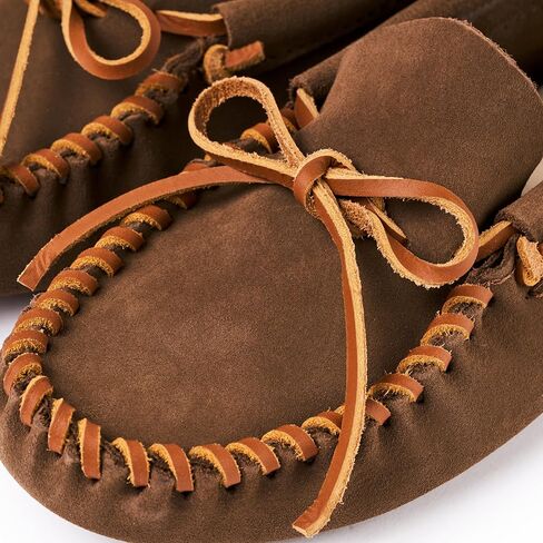 Minnetonka Men's Leather Laced Softsole Moccasin in Kuwait