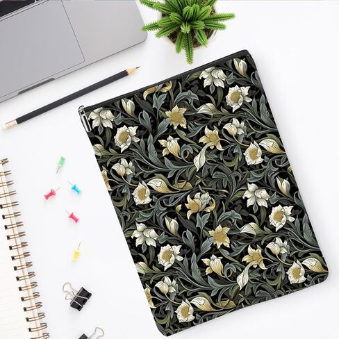 Book Sleeve Gifts Books Coves for Paperbacks Cute Book Pouch Protector Books Lovers Gifts for Readers Teacher Bookworm Bookish Accessories Gifts Retro Plant 06 in Saudi Arabia