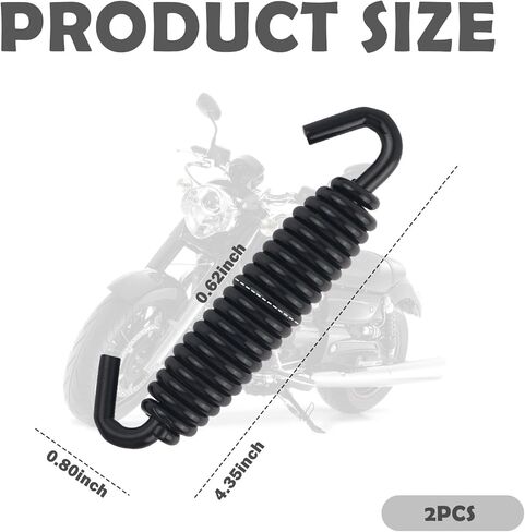 2PCS Compatible with Harley Kickstands Spring OEM#50005-85A,Aluminum Dirtbike Kickstand for Secure Parking Support,Motorcycle Kickstand Spring of Motorcycle Accessories in Saudi Arabia