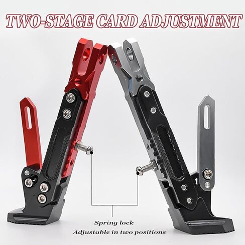 Motorcycle Kickstand Side Stand for Kawasaki KLX 110 2004-2018 2019 2020 2021 2022 2023 2024 2025 2026, Adjustable Parking Leg Kickstand Support, Tripod Holder Motorcycle Side Stand,Blue in Saudi Arabia