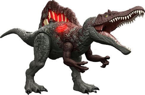 Jurassic World Epic Attack Slash Attackin" Spinosaurus Dinosaur Action Figure Toy, Multiple Features in Saudi Arabia