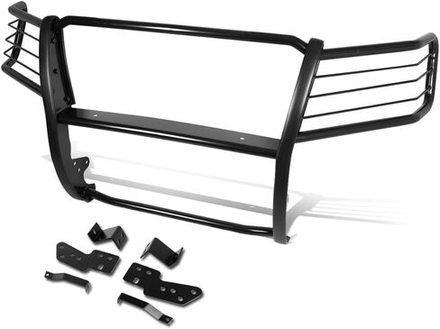 Auto Dynasty Mild Steel Front Bumper Headlight/Grille Brush Guard Compatible with 07-14 Chevy Suburban 1500/Tahoe/Avalanche in Saudi Arabia