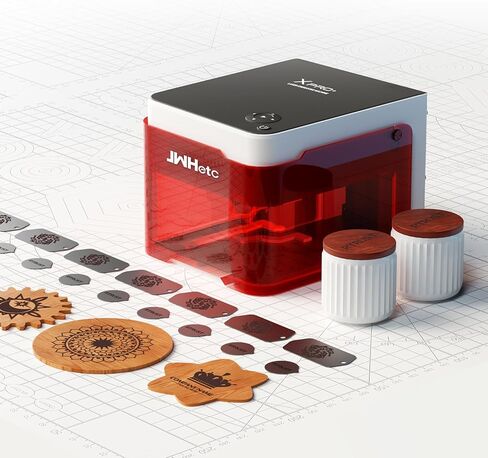 JWHetc X-Pro 5W Laser Engraver Machine, Portable 5000mW Laser Engraver and Cutter Machine for Wood Leather Metal Silicone Paper Glass Cloth,Class 1 for DIY Supports Win/Mobile System/Offline Class 1 in Saudi Arabia