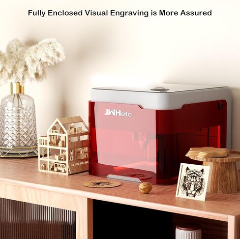 JWHetc X-Pro 5W Laser Engraver Machine, Portable 5000mW Laser Engraver and Cutter Machine for Wood Leather Metal Silicone Paper Glass Cloth,Class 1 for DIY Supports Win/Mobile System/Offline Class 1 in Saudi Arabia