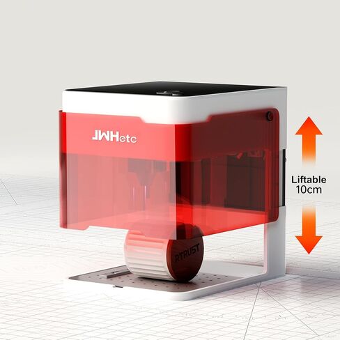 JWHetc X-Pro 5W Laser Engraver Machine, Portable 5000mW Laser Engraver and Cutter Machine for Wood Leather Metal Silicone Paper Glass Cloth,Class 1 for DIY Supports Win/Mobile System/Offline Class 1 in Saudi Arabia