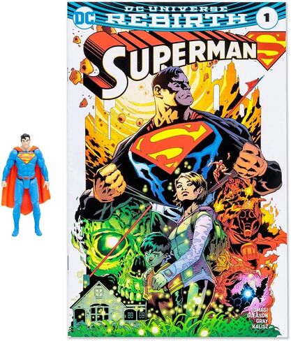 McFarlane Toys - DC Direct - 3IN Figure with Comic WV1 - Superman (Rebirth) in Saudi Arabia