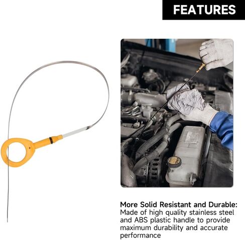 Engine Oil Dipstick Oil Level Dipstick - Compatible for Toyota 4Runner 1996-2002 for Tacoma 1995-2004 for Tundra 2000-2004 - Replace Part 1530162070 in Saudi Arabia