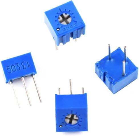 10PCS/Lot 3362P 1K 2K 5K 10K 20K 50K 100K 200K 500K 1M 100R 200R 500R Precision Potentiometer Adjustable Resistance(50K Ohm) in Saudi Arabia