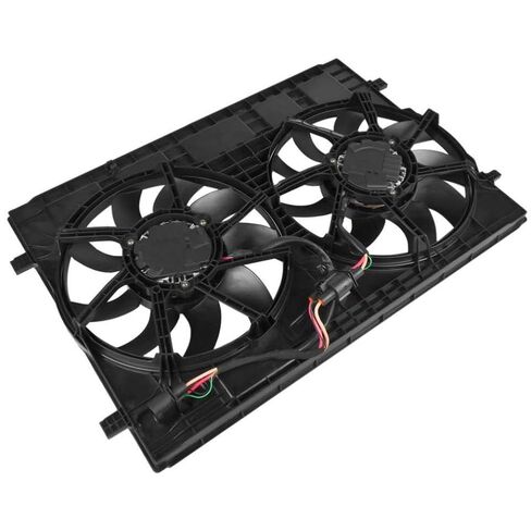 Dual Radiator Cooling Fan Assembly 2.0L 3.6L Compatible with Automotive Motorcycle Parts Atlas 2018 2019 2020 2021 2022 2023 V6 for Part Number AP01 3QF121207 in Saudi Arabia