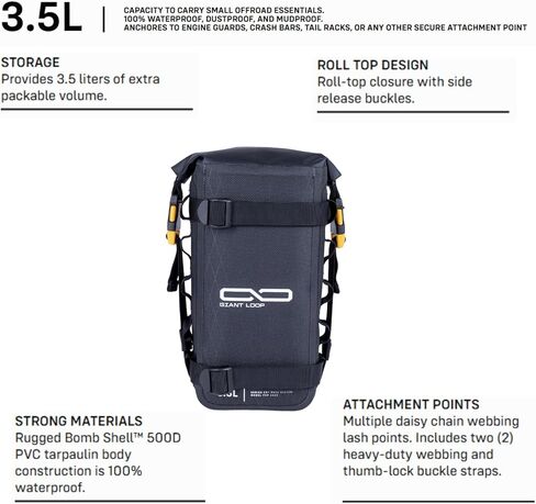 Giant Loop First Aid Possibles Pouch, Waterproof, Mudproof, Snowproof 3.5-Liter Universal Pocket, Ideal to Carry Small First Aid Items During Any Outdoor Adventure in Kuwait