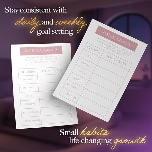 Planners with Purpose Self-Care Planner - Daily Wellness Journal with Guided Prompts, Gratitude, and Reflection - Mental Health Journal for Mindfulness, Positivity & Goal Setting Notebook for Women & Men A5 (Purple) in Saudi Arabia