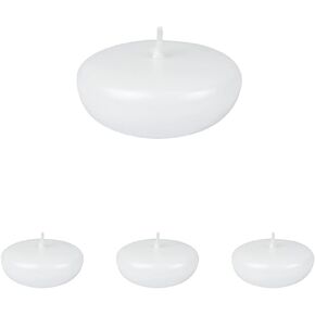 24 قطعة شموع قابلة للطي، 2.25 بوصة، أبيض لؤلؤي in Kuwait