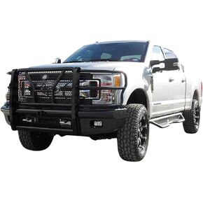 ستيلكرافت HD واقي فرشاة المصد الأمامي أسود | يناسب 2017-2022 فورد F250 F350 F450 F550 | يشتمل على ملصق Midwest لما بعد البيع in Kuwait