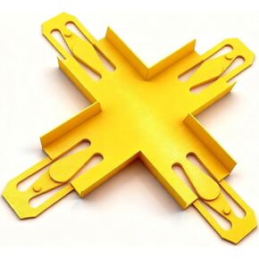 موصلات مضمار السباق ذات الشكل المتقاطع المتوافقة مع Hot Wheels - يمكنك توصيلها بسهولة وتوسيعها لعالم Hot Wheels، مثالية لمتعة بناء المسار (عبوة واحدة) in Kuwait