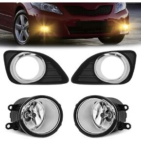 مصباح ضباب LED مع ضوء تشغيل نهاري بثلاثة ألوان متوافق مع 2018 2019 2020 Toyota Camry SE/XSE/TRD، ضوء إشارة الانعطاف الكهرماني، ضوء أزرق للليل، طقم استبدال مصباح الضباب الأمامي in Kuwait