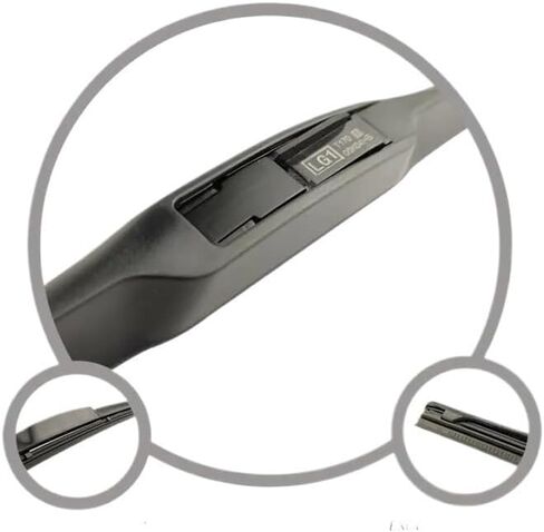 [Replace Part] Car Windshield Wiper Mute Double Layer Soft Rubber Windshield Replacement Wipers 26" in Saudi Arabia