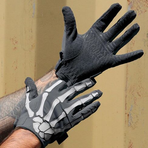 TACLAB Reaper Skeleton Gloves – Ultra-Grip, Breathable Riding Gloves for Motocross, MTB, Dirt Bike, Off-Road, BMX, Cycling – Touchscreen, Lightweight, Snug Fit in Saudi Arabia