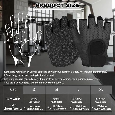1 Pair Breathable Super Lightweight Weight Lifting Gloves Mens and Women Full Palm Workout Gloves Fitness for Training Exercise Gym Cycling Gloves in Saudi Arabia