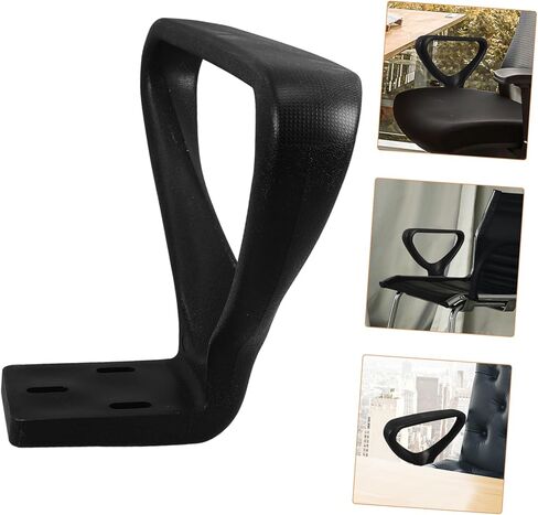 Uonlytech 2Pcs Office Chair Armrest Replacement Wear Resistant Arm Rests for Executive and Swivel Chairs Easy Installation Reliable Support Versatile Design for Office Furniture in Saudi Arabia