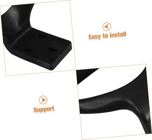 Uonlytech 2Pcs Office Chair Armrest Replacement Wear Resistant Arm Rests for Executive and Swivel Chairs Easy Installation Reliable Support Versatile Design for Office Furniture in Saudi Arabia