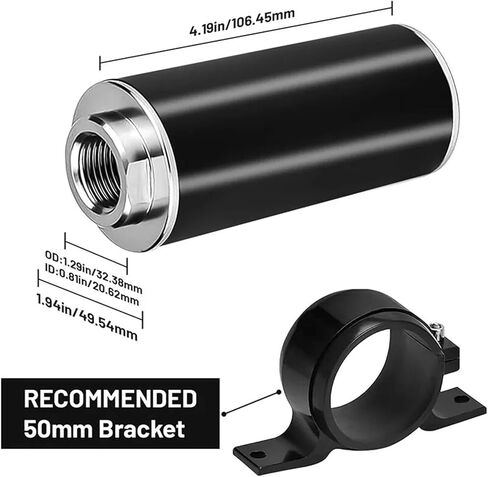 High flow inline filter 100 micron cleanable AN6 AN8 AN10 in Saudi Arabia