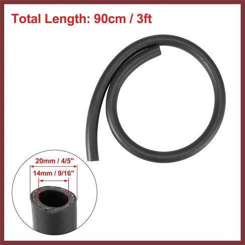 3ft خط الوقود 9/16 "ID 4/5" OD خرطوم دفع على خرطوم للمحركات الصغيرة النتريل أنابيب مطاطية خرطوم استبدال أجزاء in Saudi Arabia