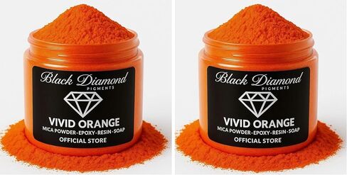 BLACK DIAMOND PIGMENTS (51g1.8oz Vivid Diamond) is a Profe55ional Grade Pearlescent Resin Color Pigment That Mix Seamlessly with Epoxy,Eye Shadow,Slime,Candles.Our pigments are 103% Vegan Pigments in Saudi Arabia