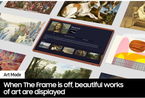 سلسلة QLED The Frame من سامسونج مقاس 75 بوصة - تلفزيون ذكي Quantum HDR مع Alexa مدمج (QN75LS03BAFXZA، موديل 2022) (تم تجديده) in Saudi Arabia