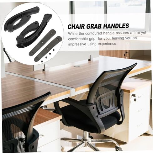 Gadpiparty 1Set Swivel Chair Armrests of Grip Handles for Office Chairs Comfortable Support for Pregnant Women Seniors and Injured Individuals Fit in Saudi Arabia
