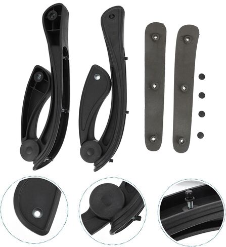 Gadpiparty 1Set Swivel Chair Armrests of Grip Handles for Office Chairs Comfortable Support for Pregnant Women Seniors and Injured Individuals Fit in Saudi Arabia