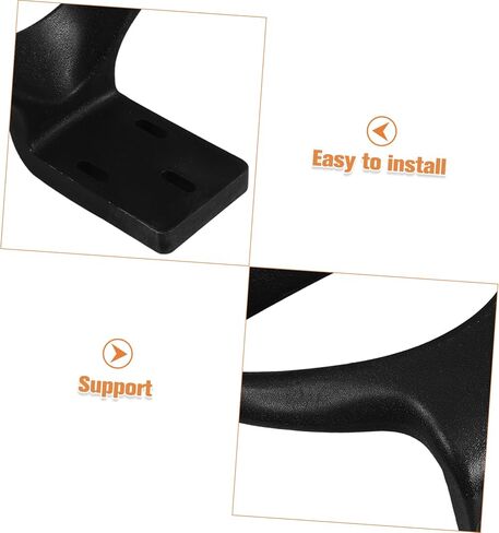 Veemoon 2pcs Ergonomic Office Chair Armrest Replacement Sturdy Plastic Arm Rest for Gaming and Office Chairs Wear-Resistant Accessories for Comfortable Seating in Saudi Arabia