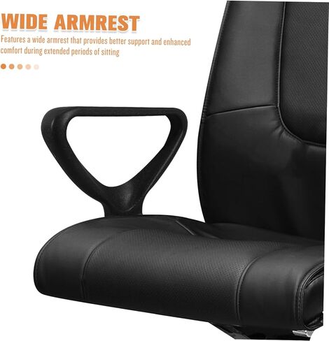 Veemoon 2pcs Ergonomic Office Chair Armrest Replacement Sturdy Plastic Arm Rest for Gaming and Office Chairs Wear-Resistant Accessories for Comfortable Seating in Saudi Arabia