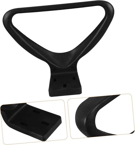 Veemoon 2pcs Ergonomic Office Chair Armrest Replacement Sturdy Plastic Arm Rest for Gaming and Office Chairs Wear-Resistant Accessories for Comfortable Seating in Saudi Arabia