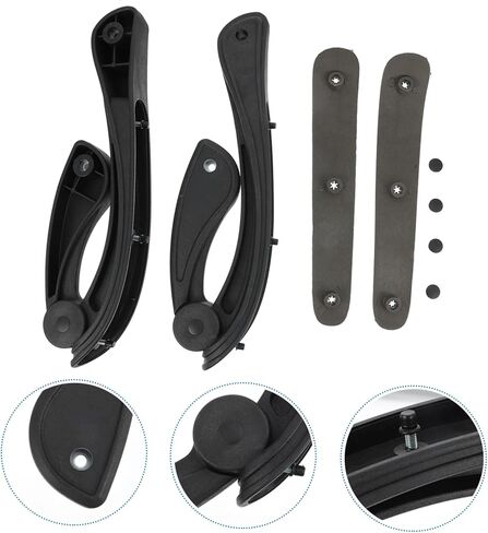 Housoutil 1Set Swivel Chair Armrest Replacement Comfortable Grab Handles for Office Gaming Chairs Ergonomic Design for Relaxation in Saudi Arabia