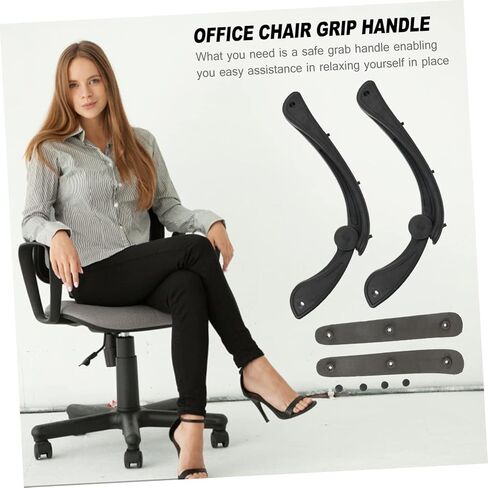 Housoutil 1Set Swivel Chair Armrest Replacement Comfortable Grab Handles for Office Gaming Chairs Ergonomic Design for Relaxation in Saudi Arabia