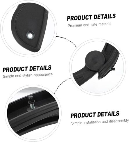Housoutil 1Set Swivel Chair Armrest Replacement Comfortable Grab Handles for Office Gaming Chairs Ergonomic Design for Relaxation in Saudi Arabia