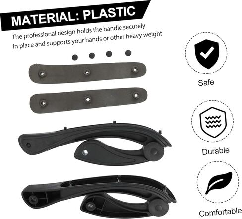 Housoutil 1Set Swivel Chair Armrest Replacement Comfortable Grab Handles for Office Gaming Chairs Ergonomic Design for Relaxation in Saudi Arabia