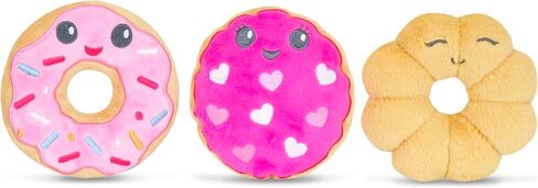 iscream Play with Your Food! Box of Donuts Fleece Play Pillow Set with Embroidered Accents in Kuwait