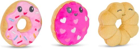 iscream Play with Your Food! Box of Donuts Fleece Play Pillow Set with Embroidered Accents in Kuwait