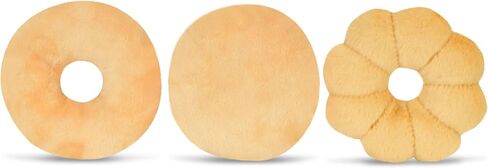 iscream Play with Your Food! Box of Donuts Fleece Play Pillow Set with Embroidered Accents in Kuwait