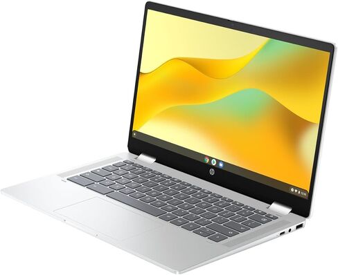 HP 2-in-1 Convertible Chromebook, 14inch HD Touchscreen, Intel Quad-Core Pentium Silver N5030 Processor Up to 3.10GHz, 4GB Ram, 128GB SSD, Intel UHD Graphics, Webcam, Chrome OS(Renewed (14inch/128GB) in Saudi Arabia
