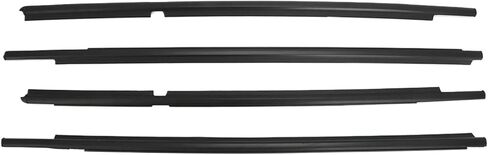 4 قطعة باب السيارة زجاج النافذة نافذة ختم صب الكسوة ل 2006-2013 Wheatherstrip 1st Gen 68210-0D100 المطاط in Saudi Arabia