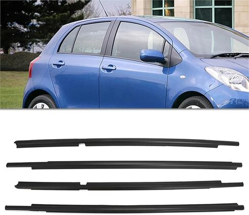 4 قطعة باب السيارة زجاج النافذة نافذة ختم صب الكسوة ل 2006-2013 Wheatherstrip 1st Gen 68210-0D100 المطاط in Saudi Arabia