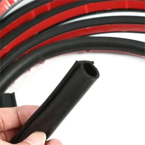 10m D-Shaped Car Side Door Seals Strip Rubber Soundproof Seal Trim for T4 T5 T5.1 T6.1 in Saudi Arabia