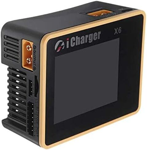 BuddyRC iCharger X6 800W 30A DC LCD Screen Smart Battery Balance Charger Discharger in Saudi Arabia