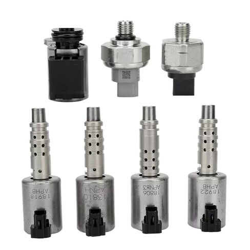 7Pcs RE0F10D JF016E JF017E CVT8 Transmission Solenoid Kit W/Pressure Sensor Compatible for Nissan Altima 2012-14 L4 2.5L in Saudi Arabia